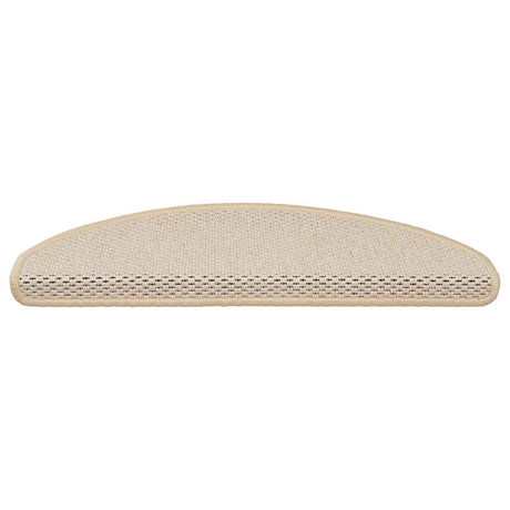 Vidaxl trapmatten zelfklevend sisal-look 30 st 65x21x4 cm berber
