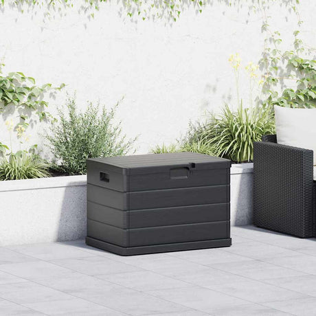 Vidaxl tuinopslagdoos kunststof 77,5 x 54,5 x 53 cm antraciet