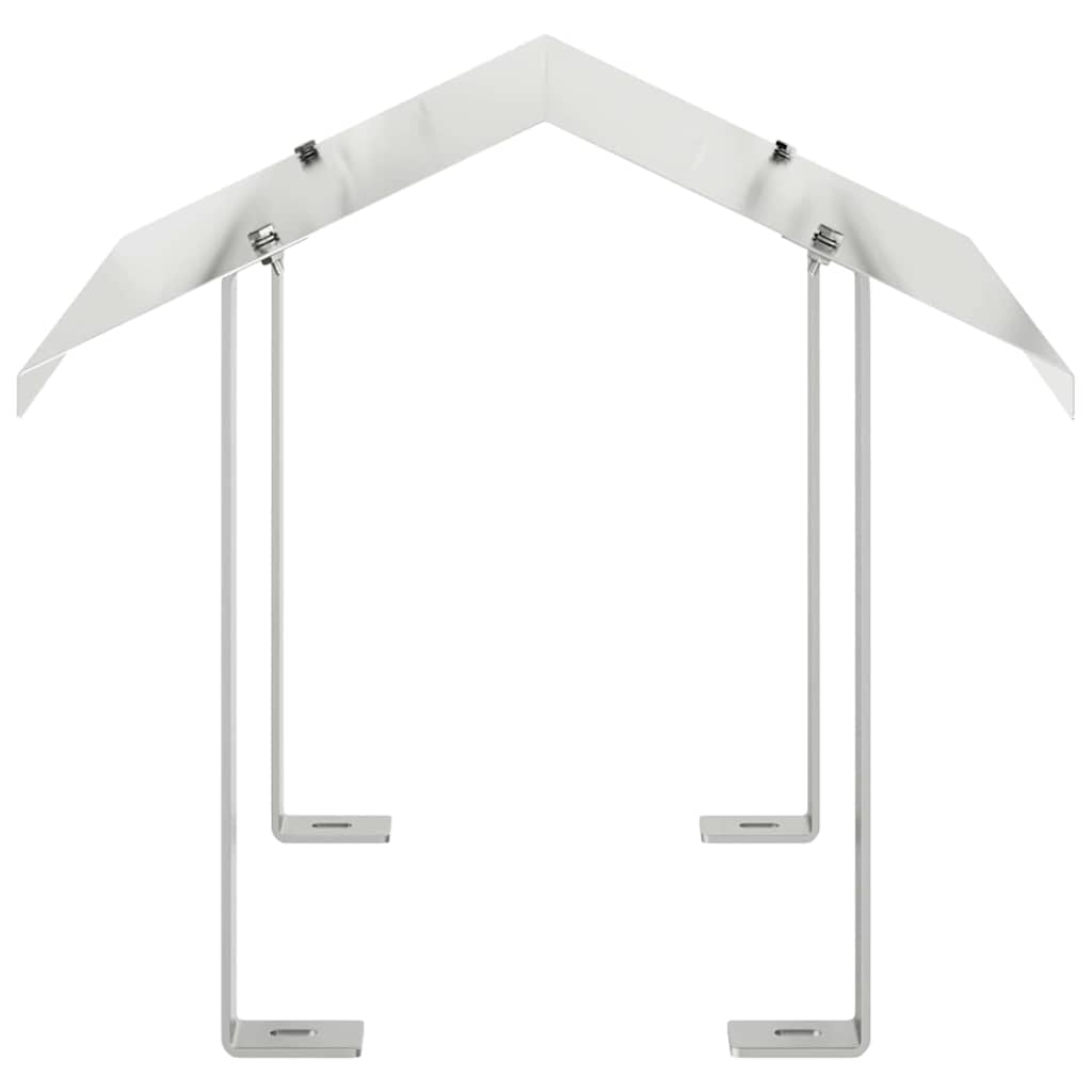 Vidaxl rookkap zilver 40 x 40 x 37,5 cm roestvrij staal