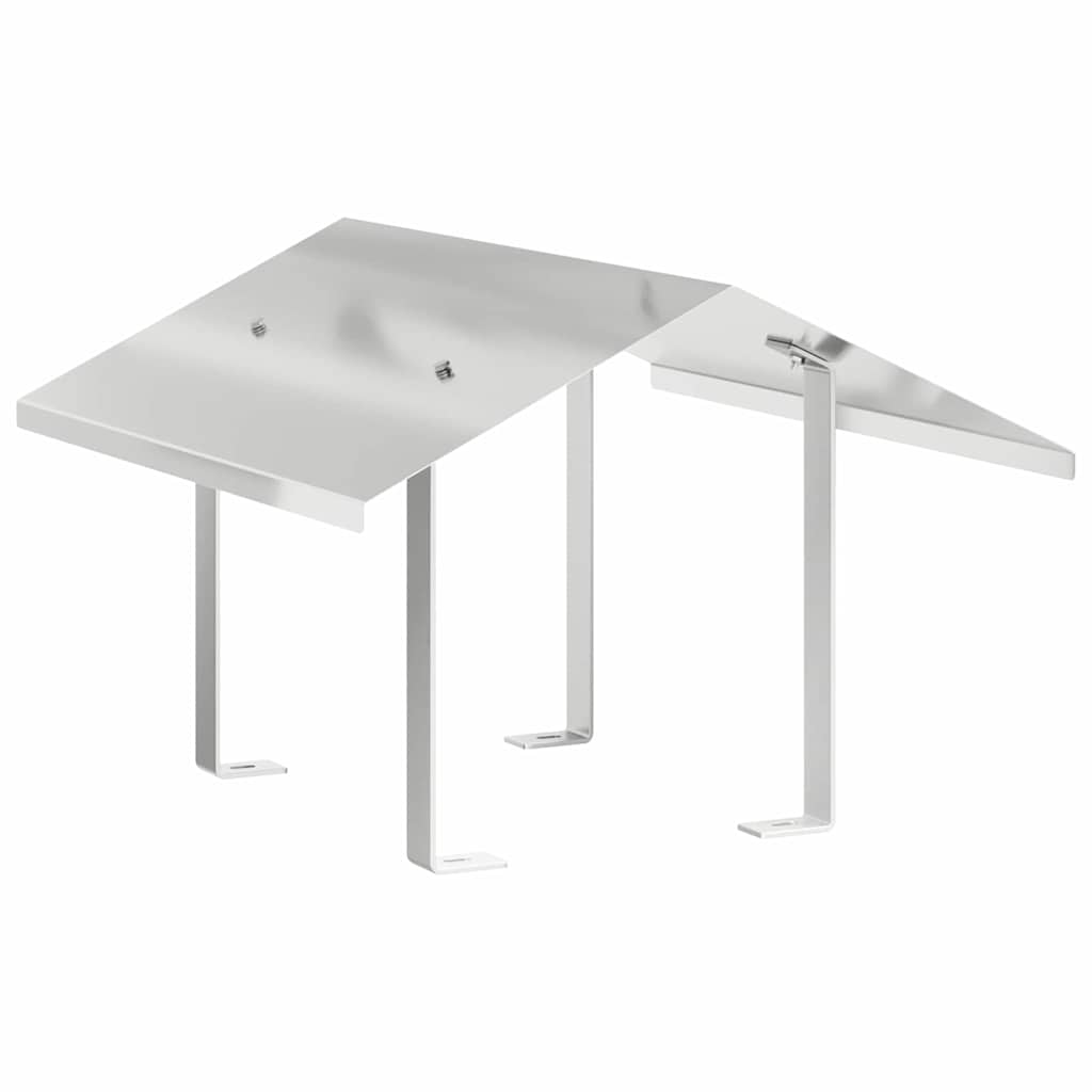 Vidaxl rookkap zilver 50 x 60 x 37 cm roestvrij staal