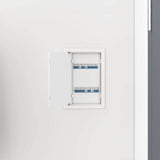 Vidaxl toegangs-panelen 2 pcs wit 15 x 23 cm abs kunststof