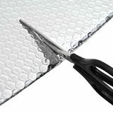 Vidaxl radiatorfolie zilver 15 x 1 m polyetheen