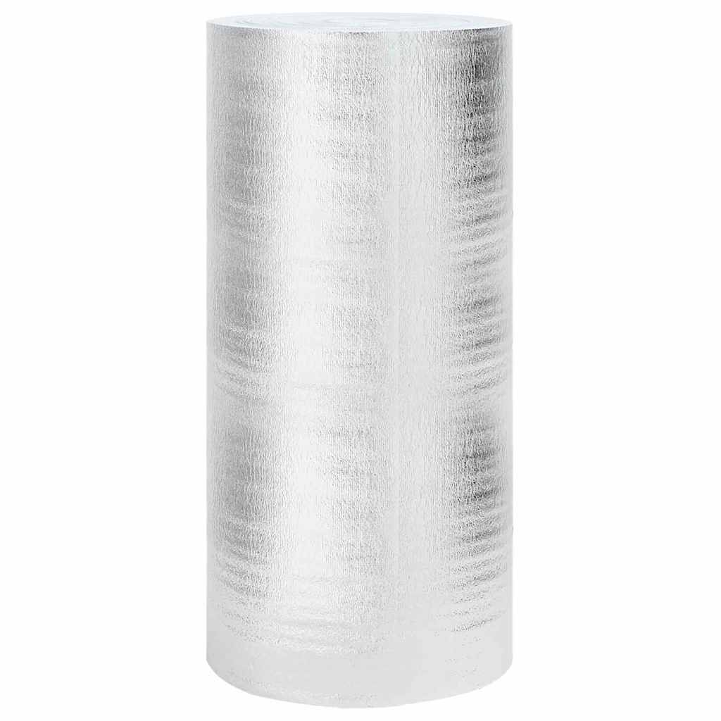 Vidaxl radiatorfolie zilver 25 x 1 m polyetheen