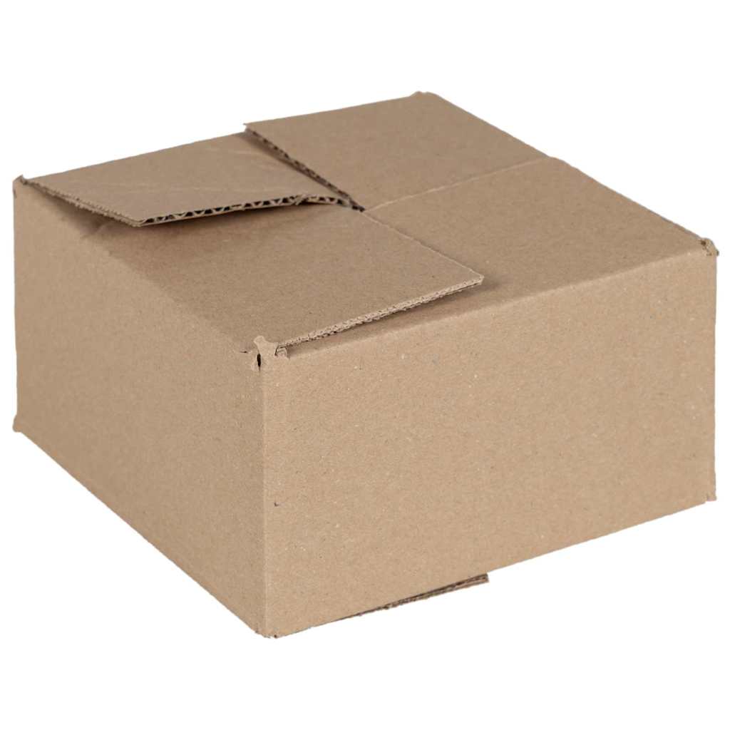 Vidaxl vouwdoos met opslag 50 st naturel 15 x 15 x 8 cm karton