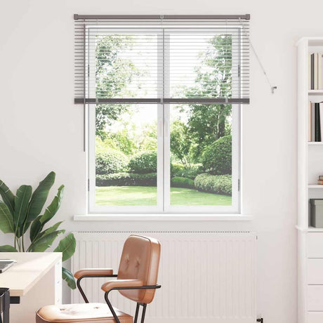 Vidaxl venetiaanse jaloezie zilver 130 x 115 cm 25 mm aluminium