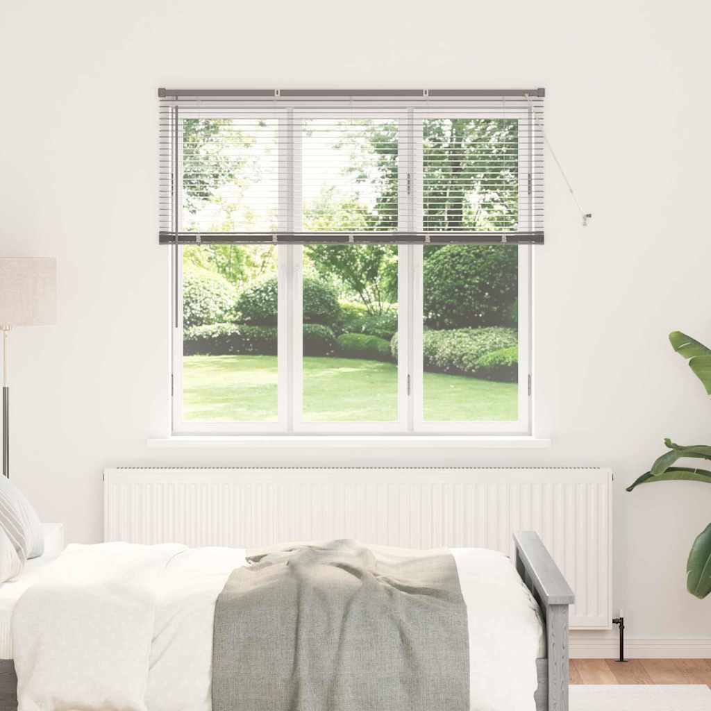 Vidaxl venetiaanse jaloezieën zilver 130 x 150 cm aluminium