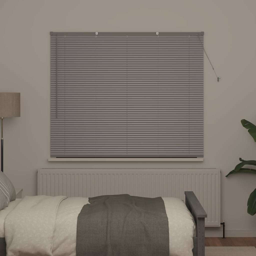 Vidaxl venetiaanse jaloezieën zilver 130 x 160 cm aluminium