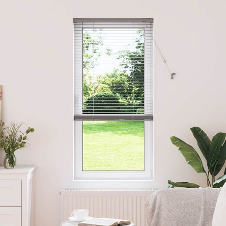Vidaxl venetiaanse jaloezie zilver 175 x 55 cm 25 mm aluminium