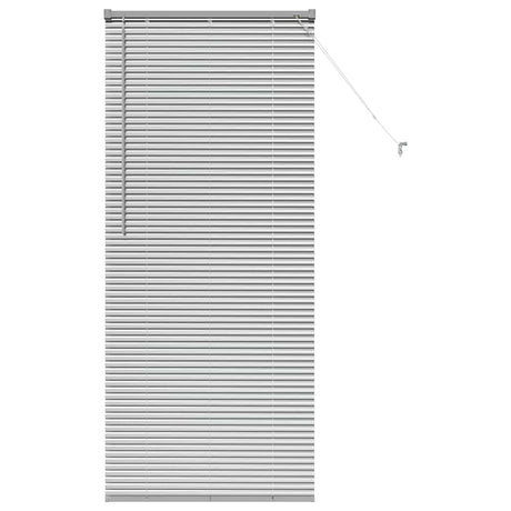 Vidaxl venetiaanse jaloezie zilver 175 x 70 cm 25 mm aluminium