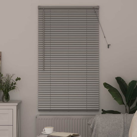 Vidaxl venetiaanse jaloezie zilver 175 x 75 cm 25 mm aluminium
