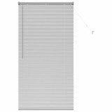 Vidaxl venetiaanse jaloezieën zilver 175 x 90 cm aluminium