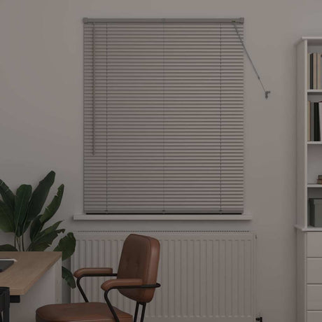 Vidaxl venetiaanse jaloezie zilver 175 x 100 cm 25 mm aluminium