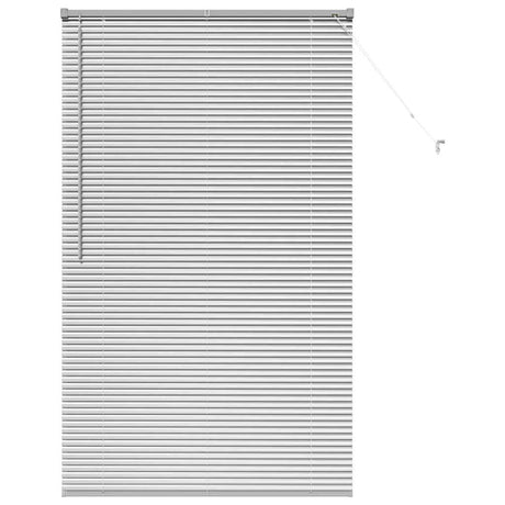 Vidaxl venetiaanse jaloezie zilver 175 x 100 cm 25 mm aluminium