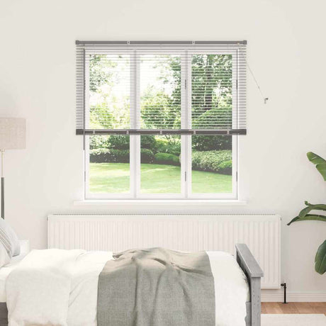 Vidaxl venetiaanse jaloezie zilver 175 x 150 cm 25 mm aluminium