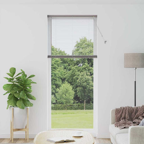 Vidaxl venetiaanse jaloezie zilver 220 x 90 cm 25 mm aluminium