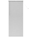 Vidaxl venetiaanse jaloezie zilver 220 x 90 cm 25 mm aluminium