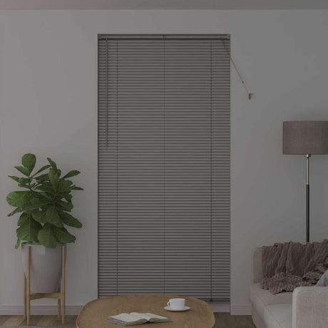 Vidaxl venetiaanse jaloezie zilver 220 x 100 cm 25 mm aluminium