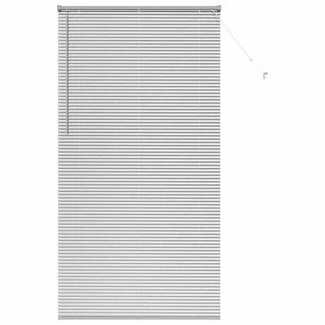 Vidaxl venetiaanse jaloezie zilver 220 x 115 cm 25 mm aluminium