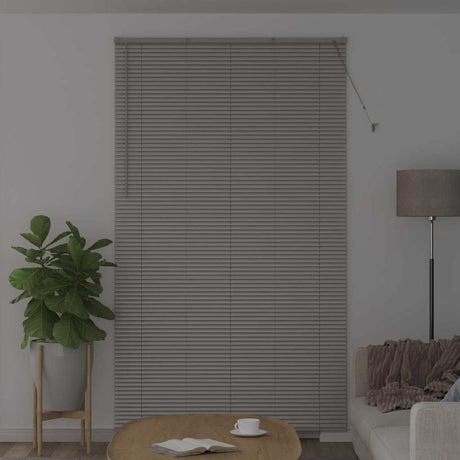 Vidaxl venetiaanse jaloezie zilver 220 x 125 cm 25 mm aluminium