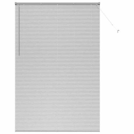 Vidaxl venetiaanse jaloezie zilver 220 x 145 cm 25 mm aluminium