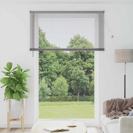 Vidaxl venetiaanse jaloezie zilver 220x150cm 25 mm aluminium