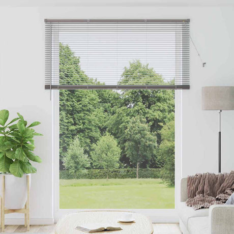 Vidaxl venetiaanse jaloezie zilver 220 x 160 cm 25 mm aluminium
