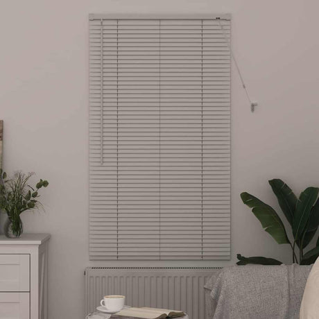 Vidaxl venetiaanse jaloezie wit 130 x 70 cm 25 mm aluminium