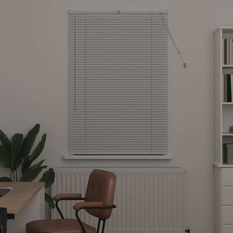 Vidaxl venetiaanse jaloezie wit 130 x 90 cm 25 mm aluminium