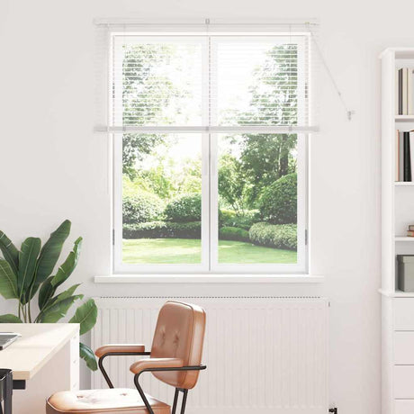 Vidaxl venetiaanse jaloezie wit 130 x 120 cm 25 mm aluminium