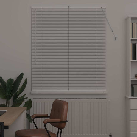 Vidaxl venetiaanse jaloezie wit 130 x 120 cm 25 mm aluminium