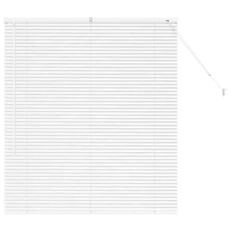 Vidaxl venetiaanse jaloezie wit 130 x 120 cm 25 mm aluminium