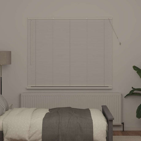 Vidaxl venetiaanse jaloezie wit 130 x 155 cm 25 mm aluminium