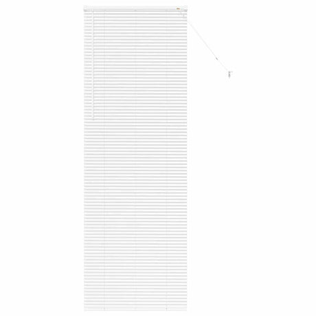 Vidaxl venetiaanse jaloezie wit 220 x 80 cm 25 mm aluminium
