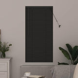 Vidaxl venetiaanse jaloezie donkergrijs 130 x 65 cm 25 mm aluminium