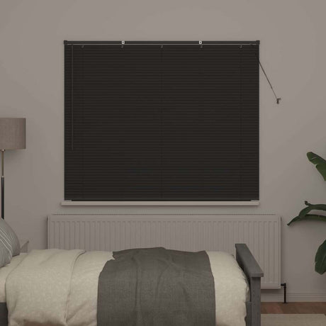 Vidaxl venetiaanse jaloezie donkergrijs 130 x 155 cm 25 mm aluminium
