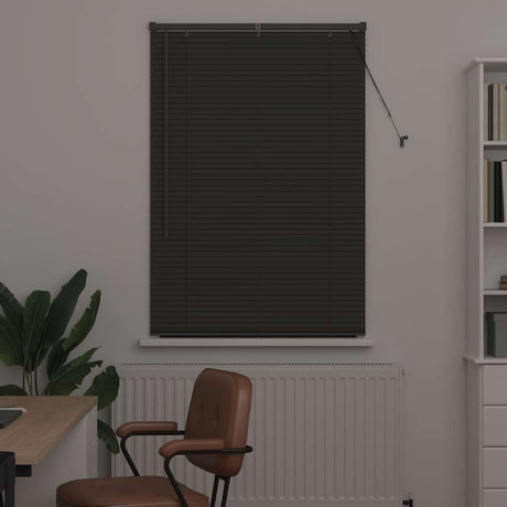 Vidaxl venetiaanse jaloezie donkergrijs 175 x 95 cm 25 mm aluminium