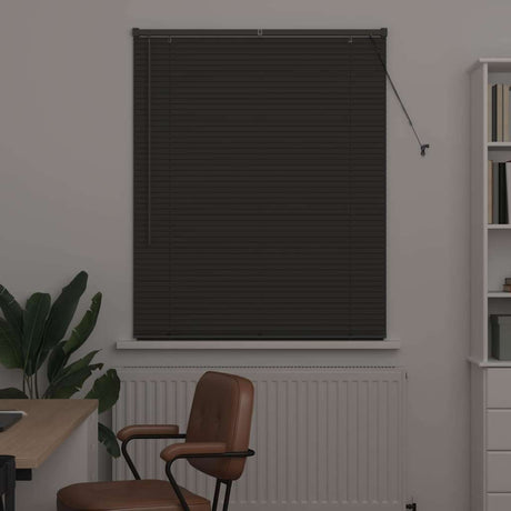 Vidaxl venetiaanse jaloezie donkergrijs 175 x 105 cm 25 mm aluminium