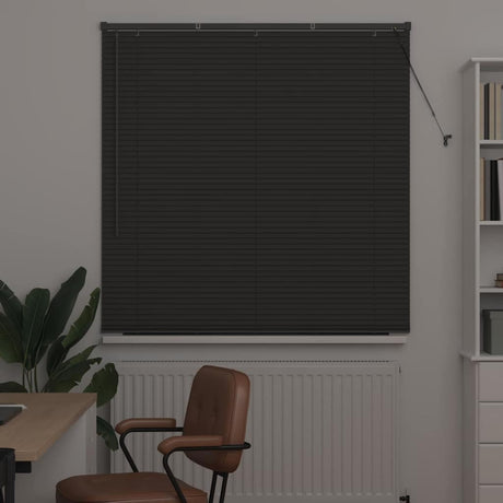 Vidaxl venetiaanse jaloezie donkergrijs 175 x 130 cm 25 mm aluminium