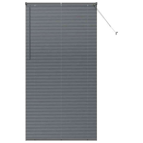 Vidaxl venetiaanse jaloezie donkergrijs 220 x 110 cm 25 mm aluminium