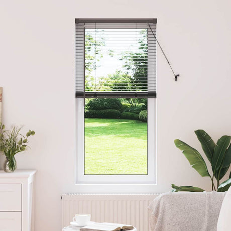 Vidaxl venetiaanse jaloezie zwart 60 x 2,5 x 130 cm 25 mm aluminium