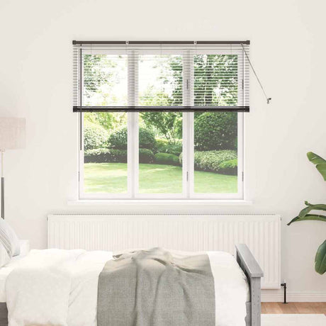 Vidaxl venetiaanse jaloezie zwart 130 x 145 cm 25 mm aluminium