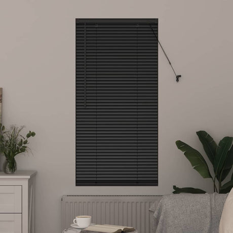 Vidaxl venetiaanse jaloezie zwart 175 x 60 cm 25 mm aluminium
