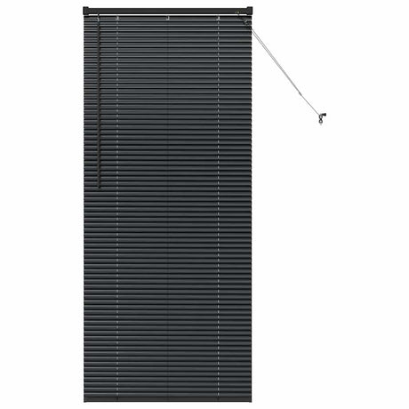 Vidaxl venetiaanse jaloezie zwart 175 x 75 cm 25 mm aluminium