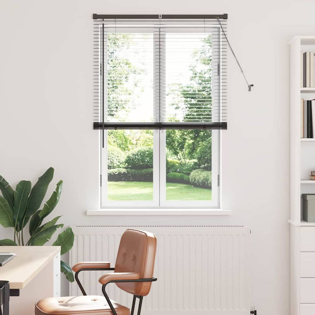 Vidaxl venetiaanse jaloezie zwart 175 x 85 cm 25 mm aluminium