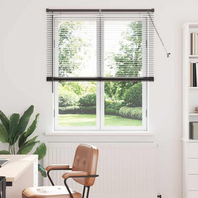 Vidaxl venetiaanse jaloezie zwart 175 x 120 cm 25 mm aluminium