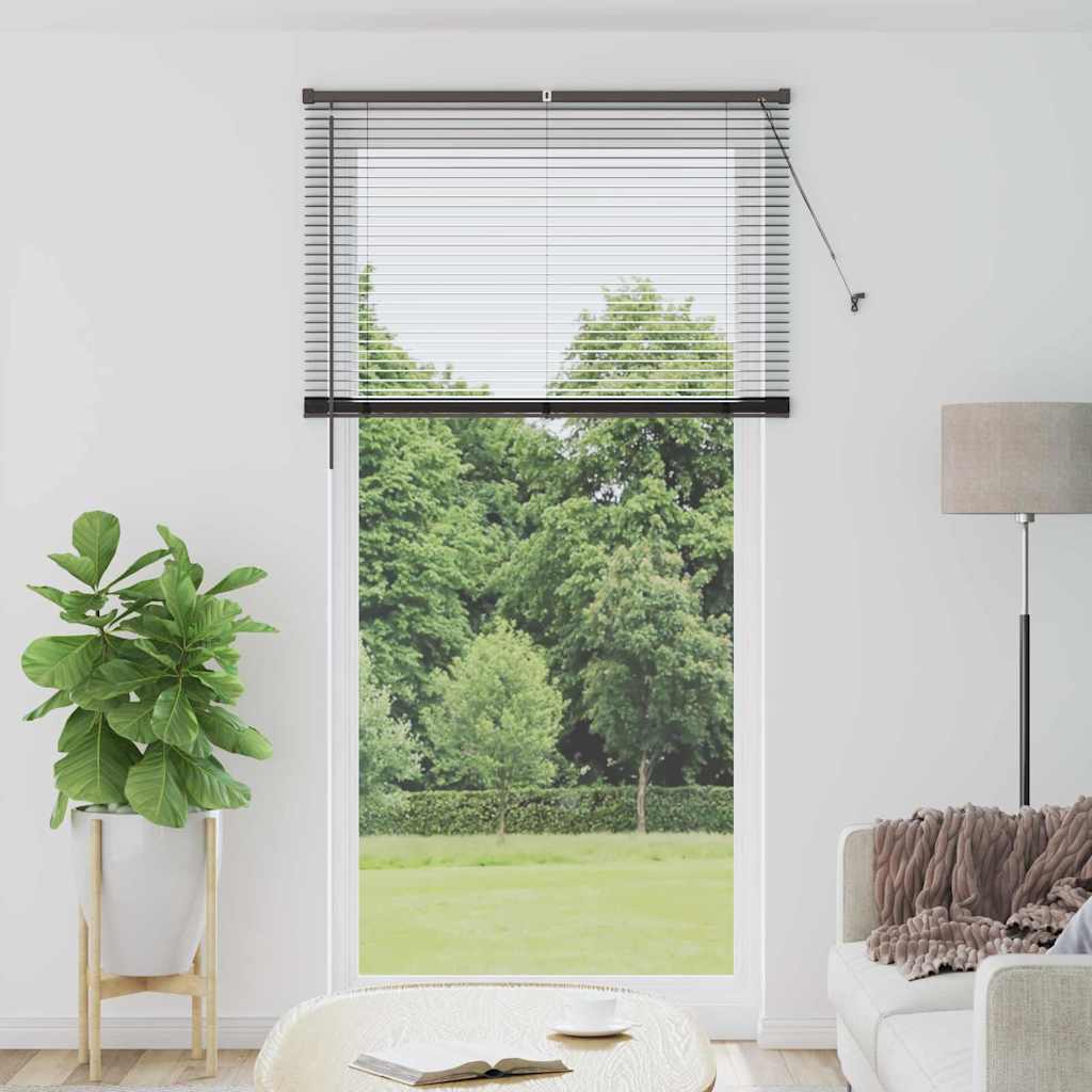 Vidaxl venetiaanse jaloezieën zwart 220 x 115 cm aluminium