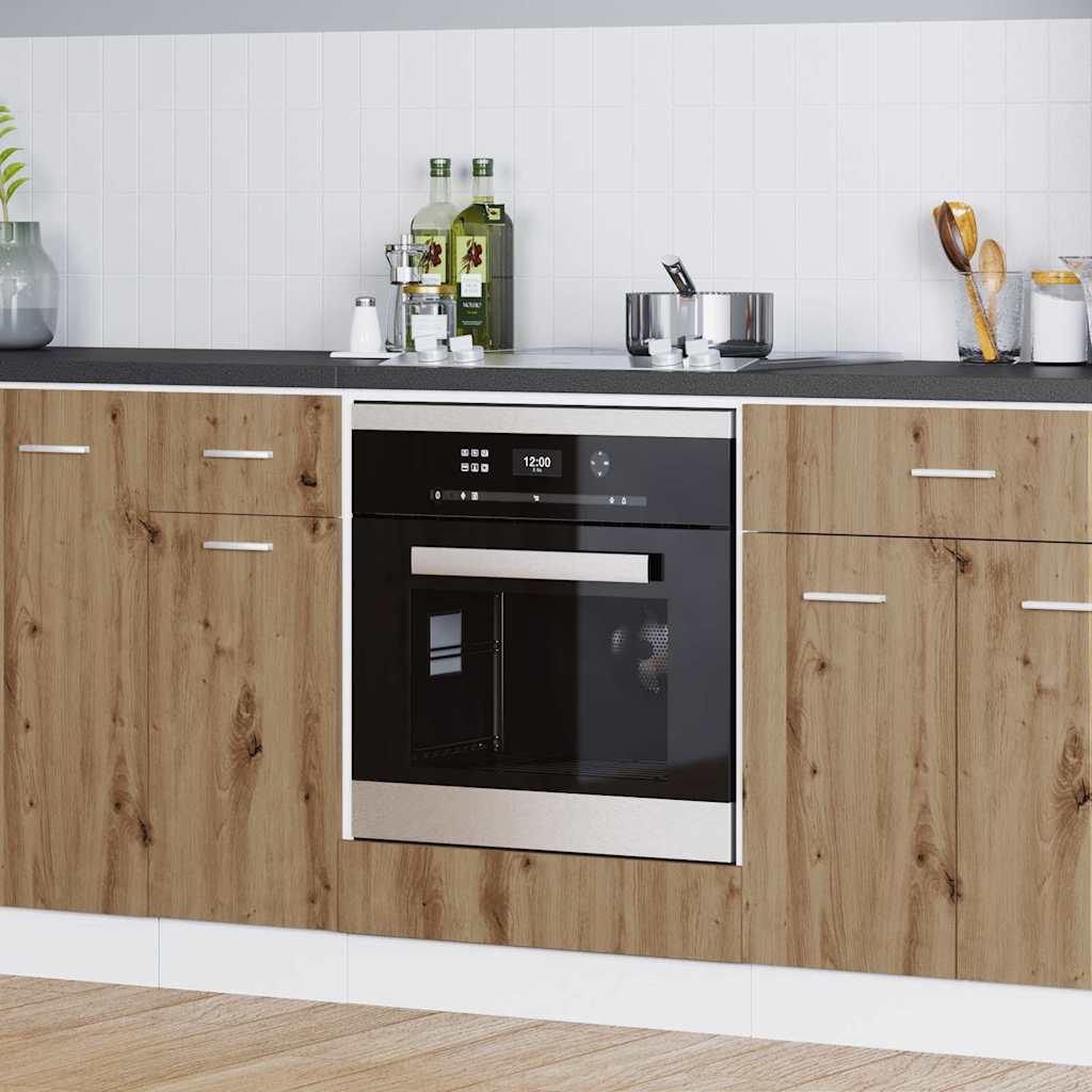 Vidaxl hangkast artisan eiken bewerkt hout