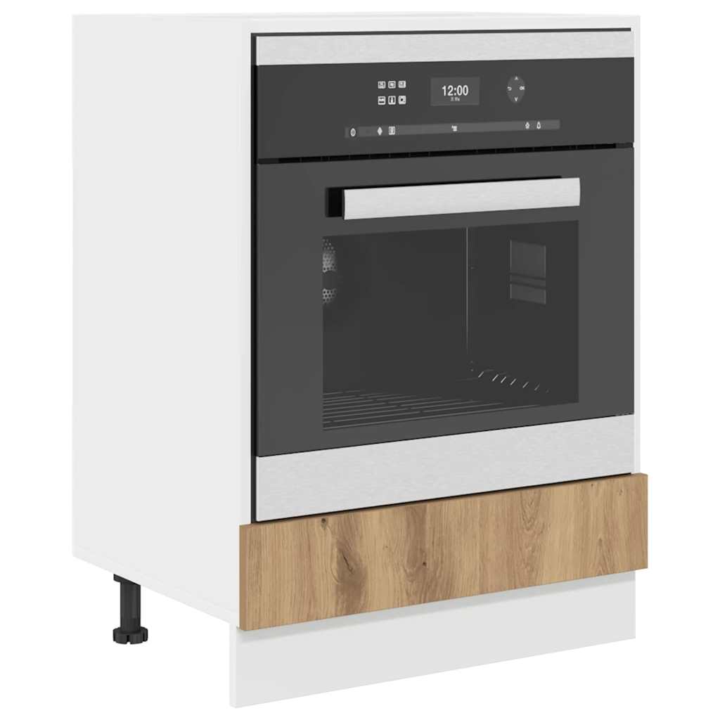 Vidaxl hangkast artisan eiken bewerkt hout