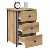 Vidaxl nachtkastje bruin 40 x 36 x 60 cm massief gerecycled hout