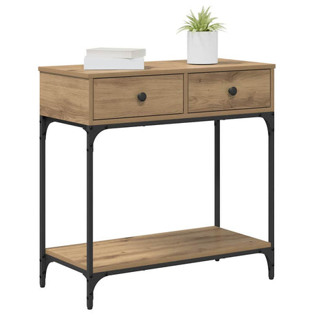 Vidaxl wandtafel artisanaal eikenkleurig 75 x 34,5 x 75 cm